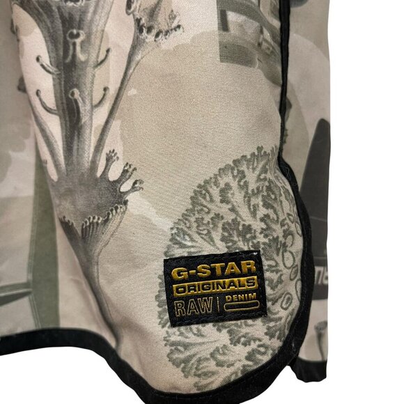 G-Star Raw Carnic All Over Print Swimming Shorts Men’s Size Large Elastic Waist - Picture 3 of 10